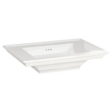 0297004.020 Town Square S 4-in Centerset Pedestal Sink Top, White