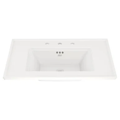0298008.020 Town Square S Vanity Top with 8-in Widespread, White