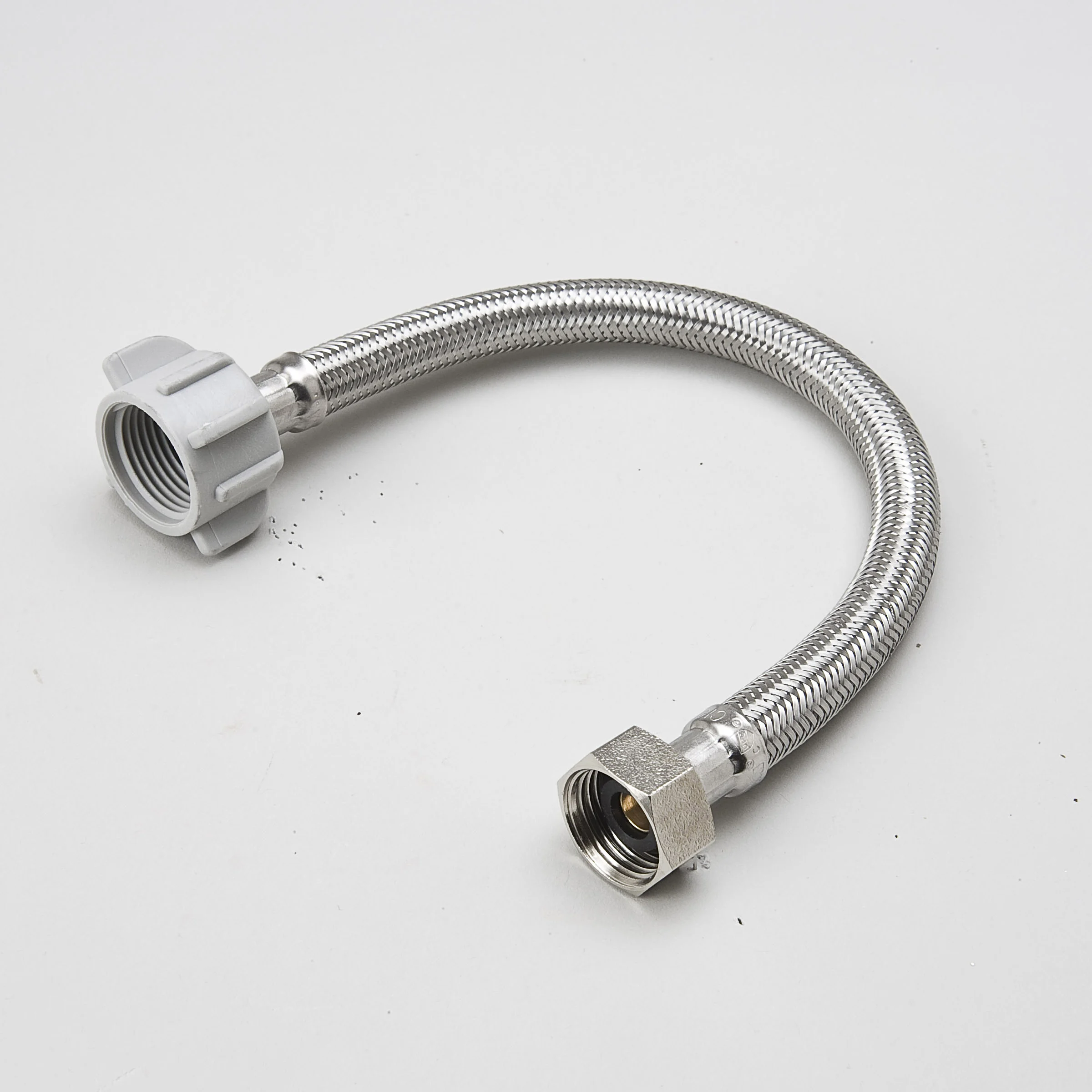 1/2-in FIP x 7/8-in BC x 12-in Braided Stainless Steel Toilet Supply Line