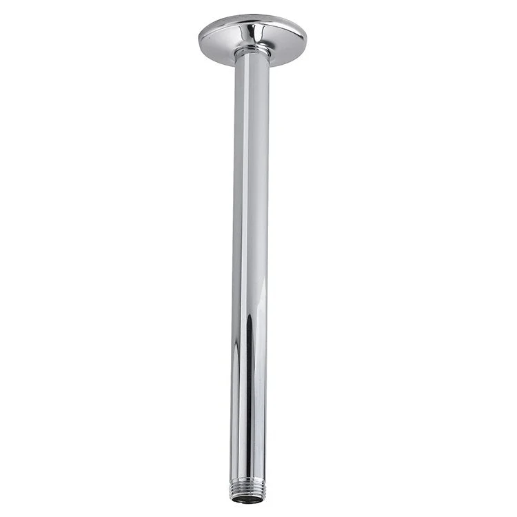 12" Ceiling-Mount Shower Arm with Round Flange