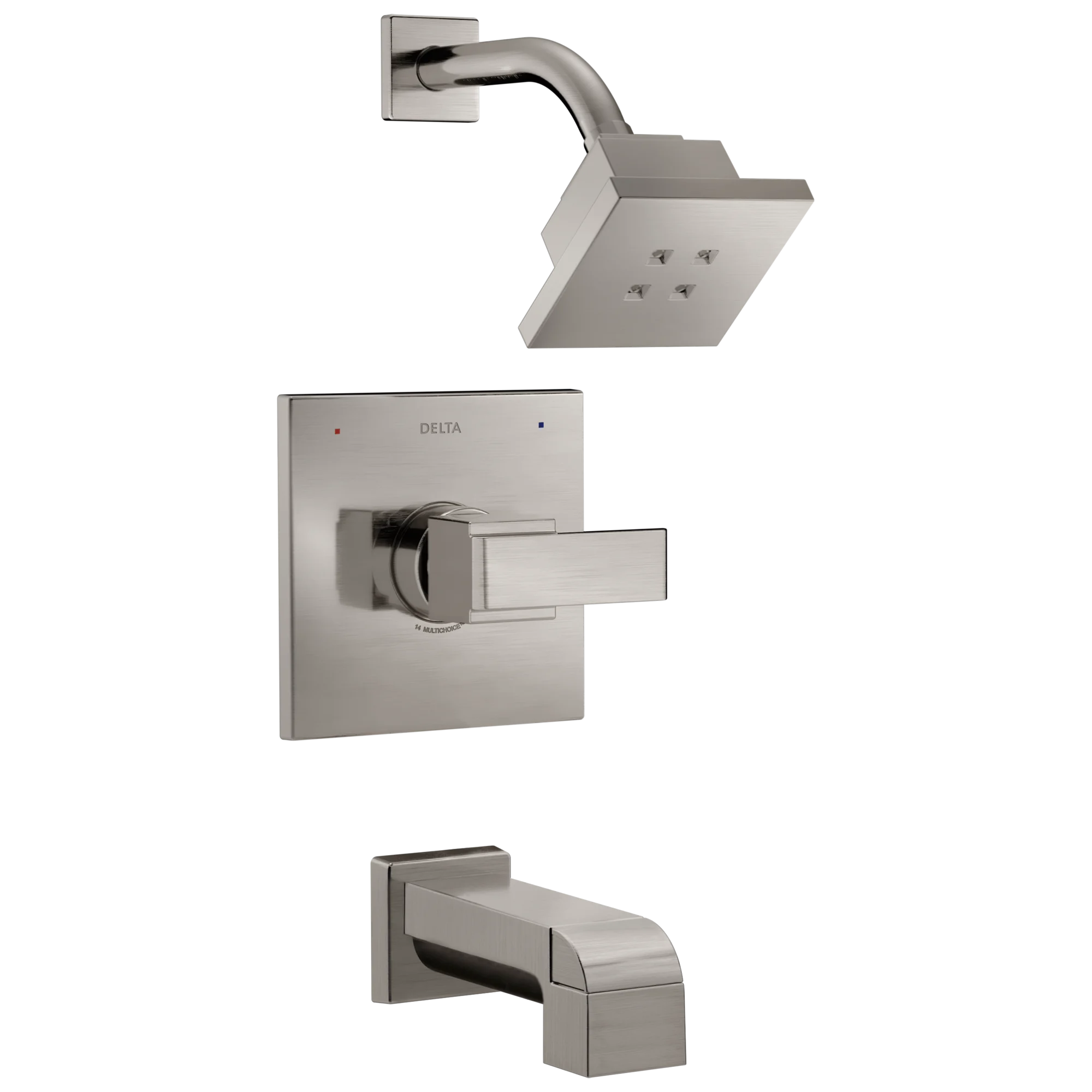 Monitor 14 Series H2Okinetic Tub & Shower Trimin Stainless