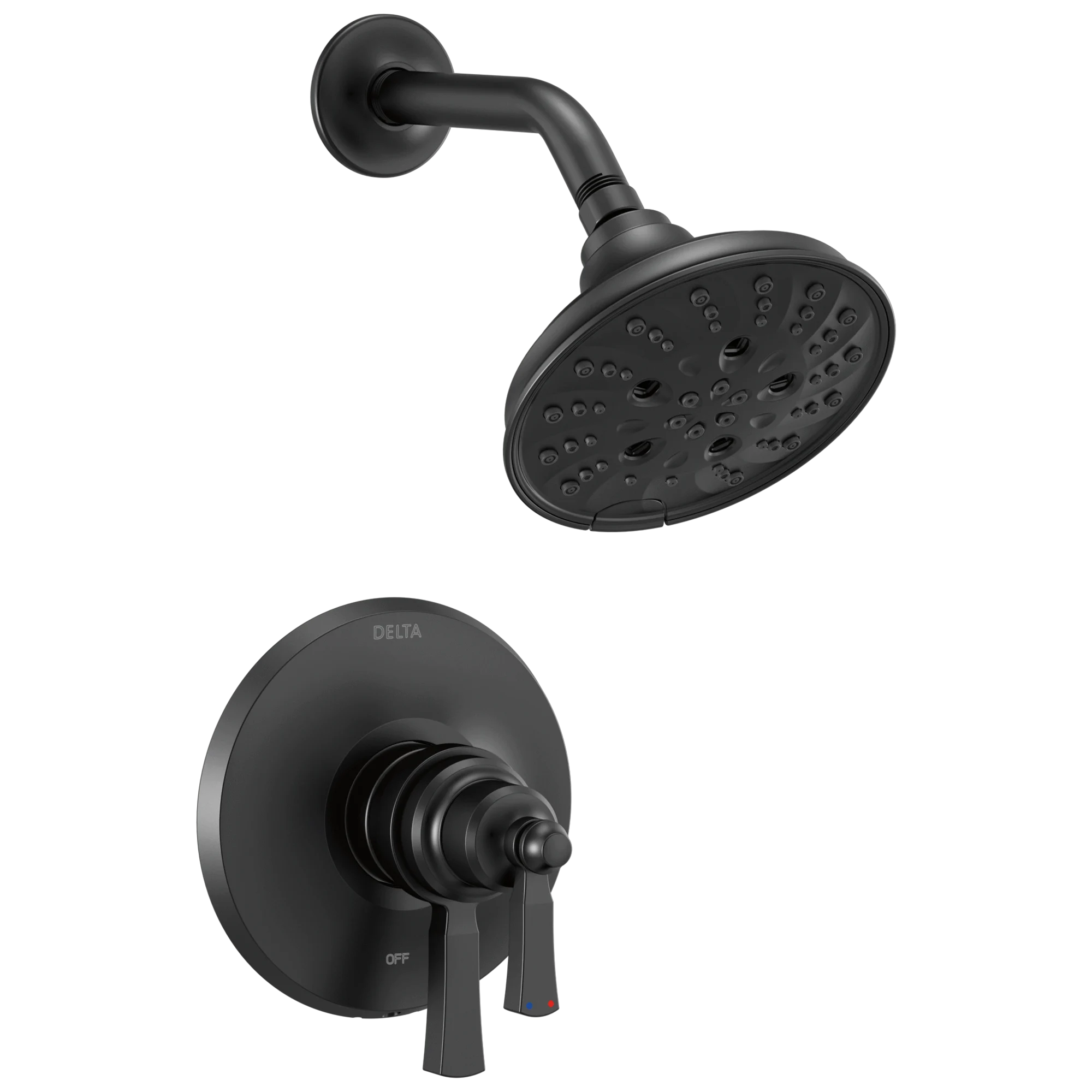 Monitor 17 Series Shower Trimin Matte Black
