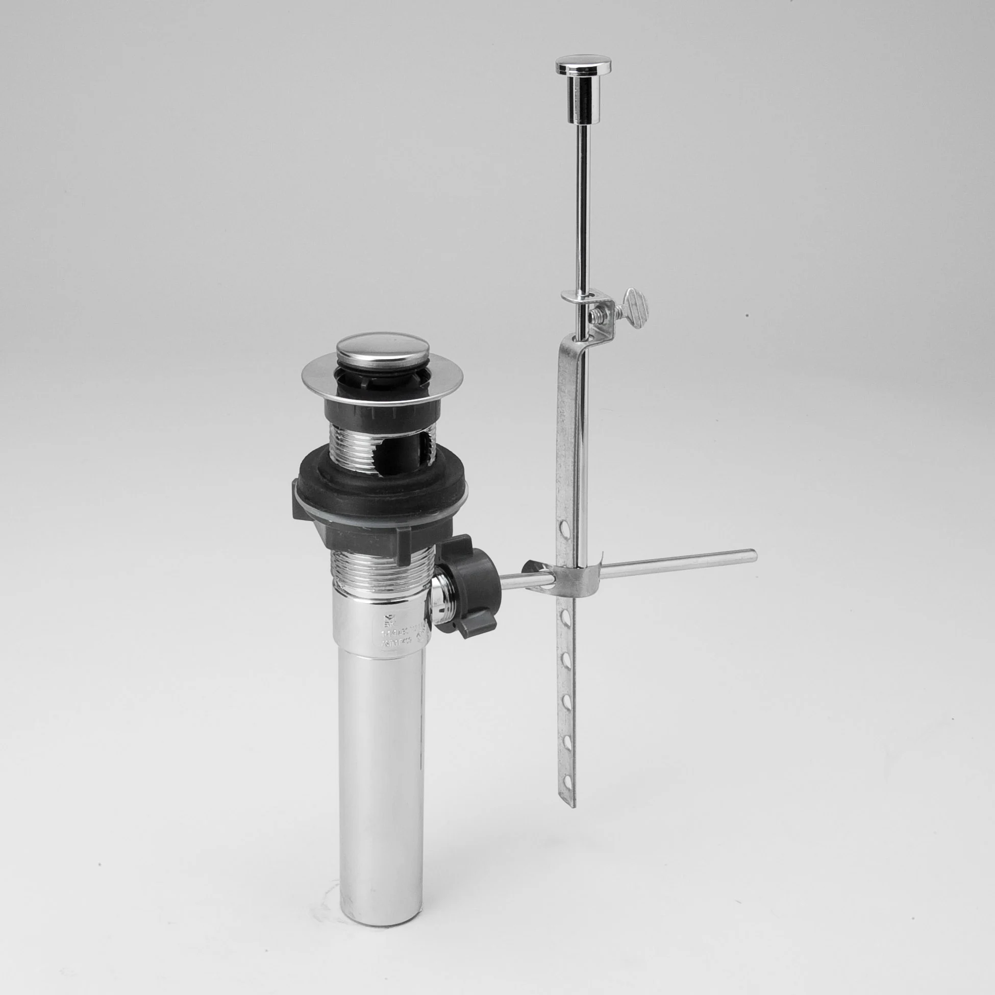 ABS Pop-Up Drain w/Stainless Steel Trim With Overflow