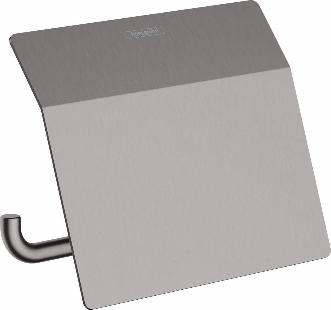 AddStoris Toilet Paper Holder - Brushed Black Chrome 41753340 Hansgrohe