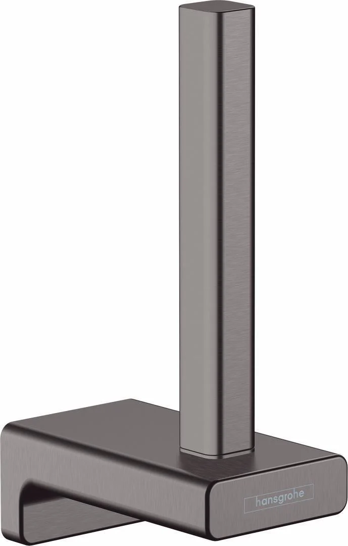 AddStoris Toilet Paper Holder - Brushed Black Chrome 41756340 Hansgrohe