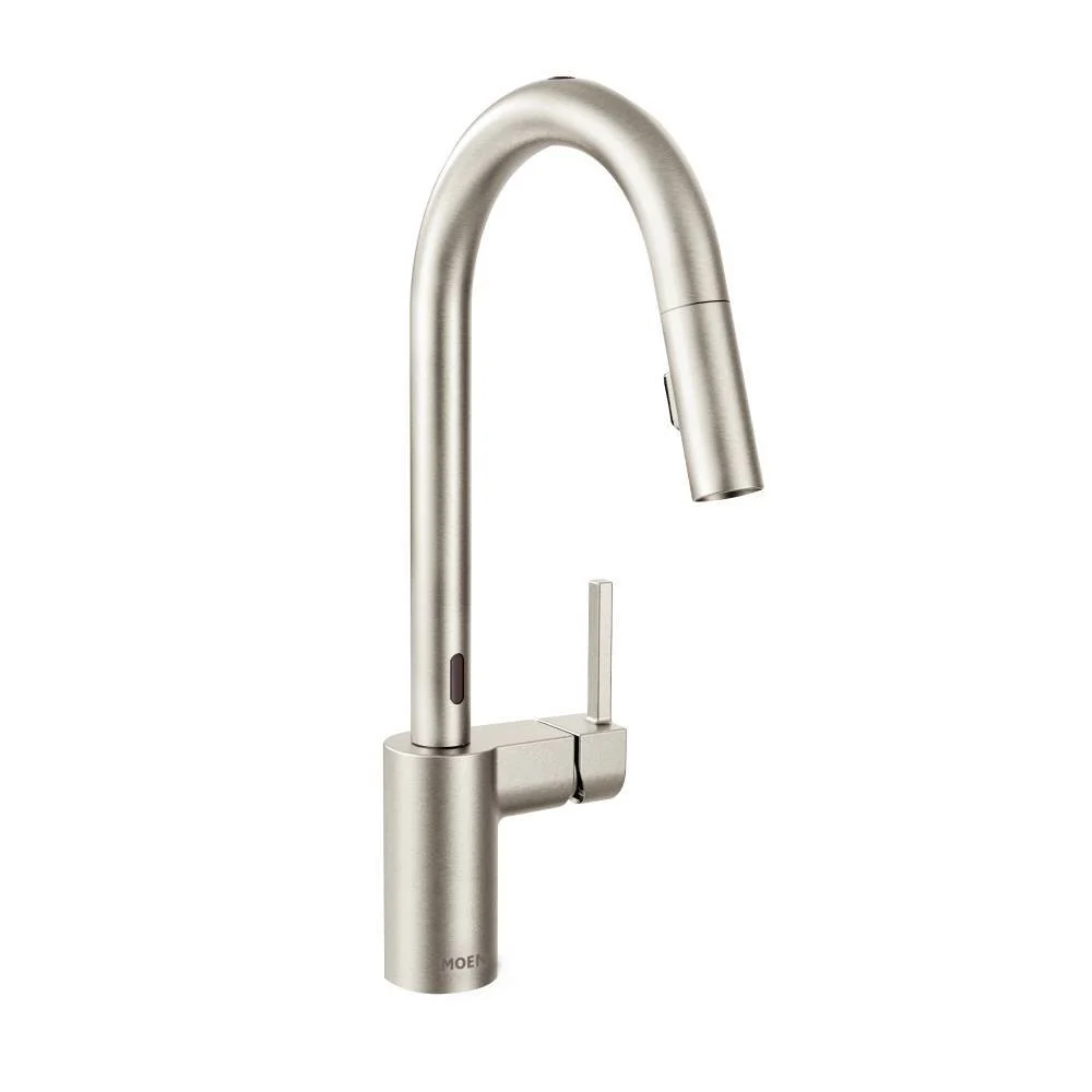 Align MotionSense Kitchen Faucet with Pulldown Spray - Spot Resist Stainless 7565ESRS Moen