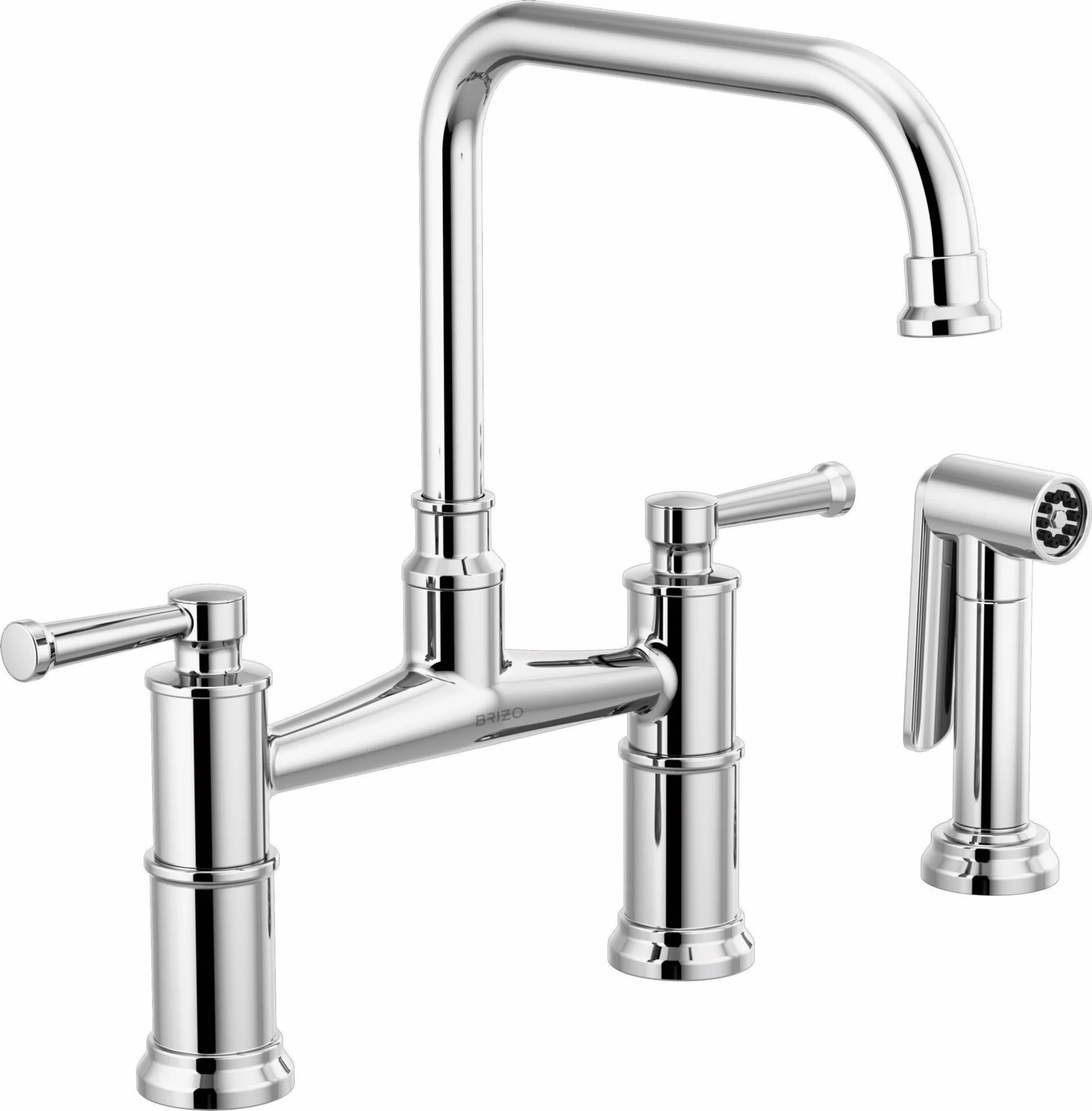 Artesso Bridge Kitchen Faucet with Side Spray - Chrome 62525LF-PC Brizo