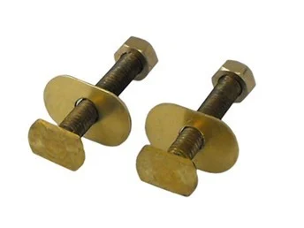 Brass Closet Bolt Set per Pair 82R Lyn Car