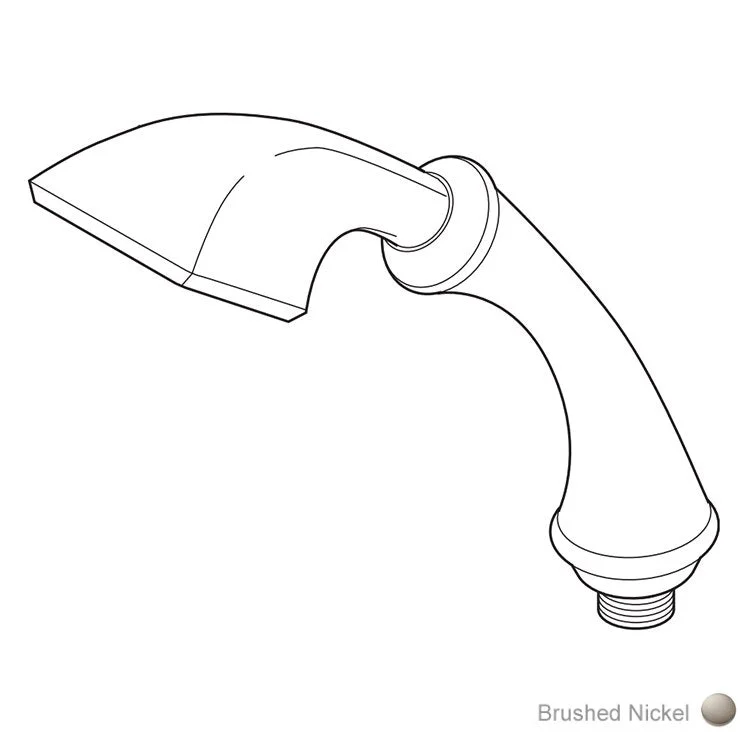 Charlotte Replacement Single-Function Handshower Wand Only