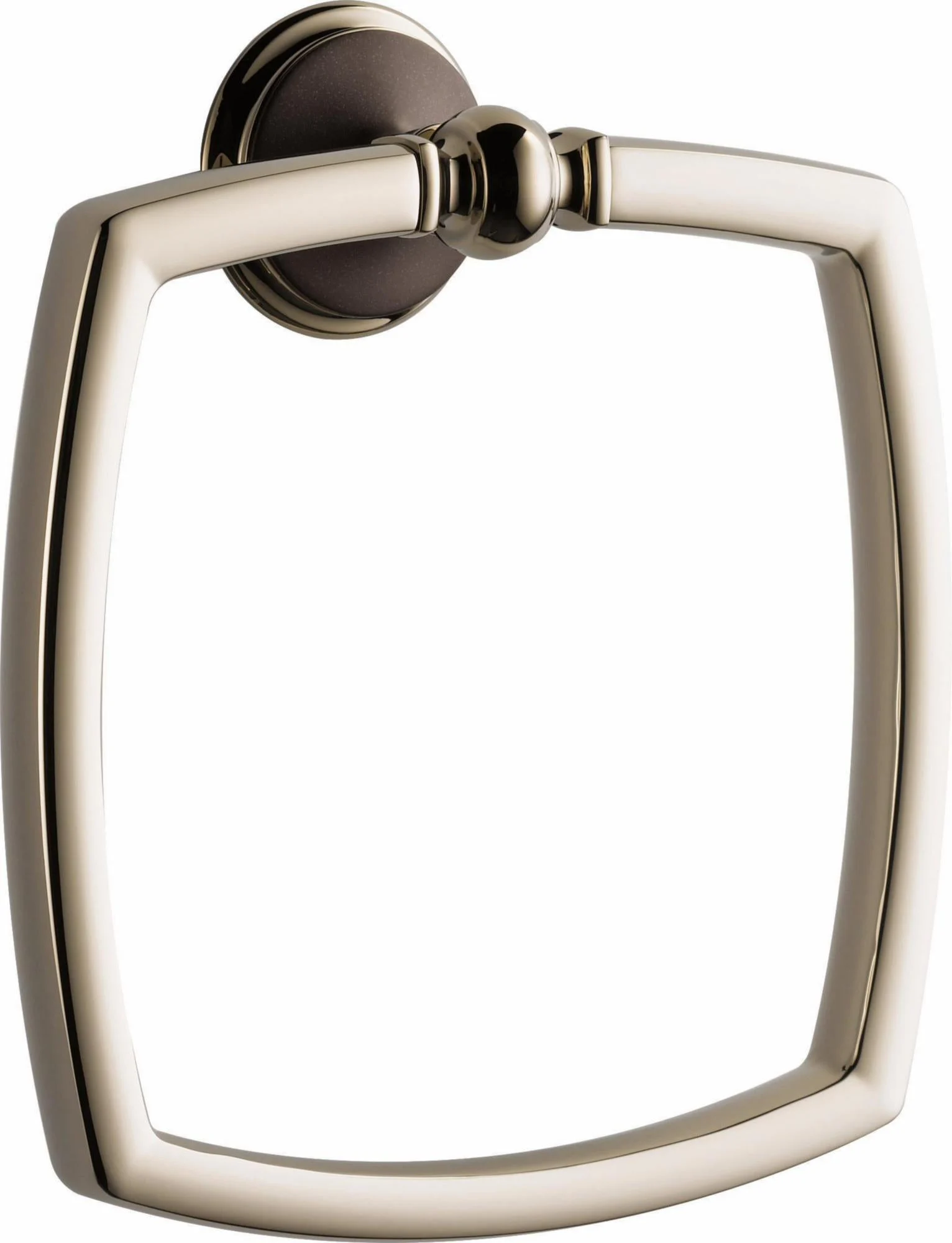 Charlotte Towel Ring - Cocoa Bronze/Polished Nickel 694685-PNCO Brizo