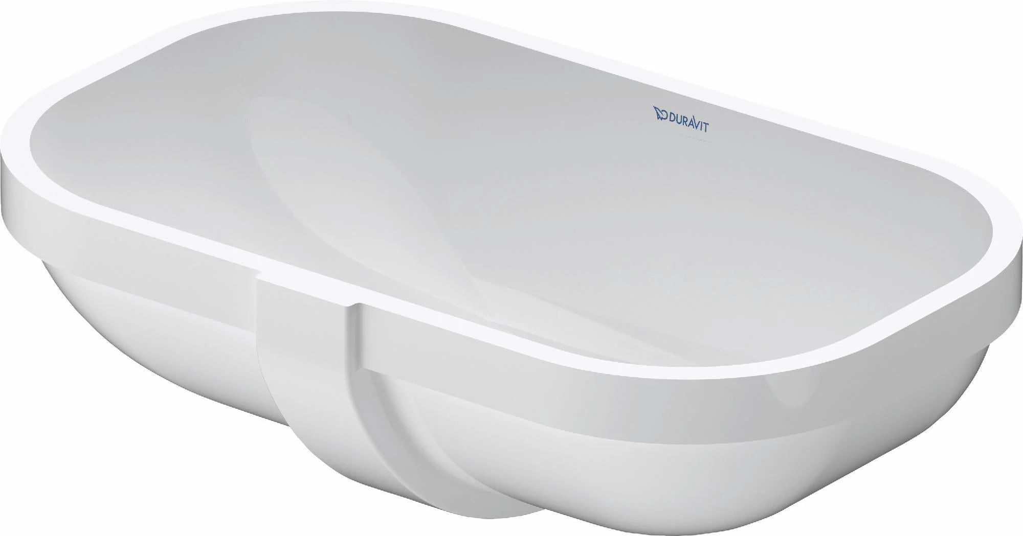 D-Code Undermount Bathroom Sink - White 0338490017 Duravit