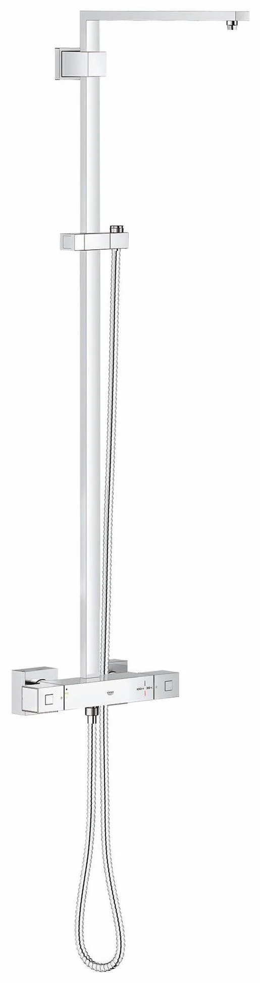 Euphoria Cube Thermostatic Shower System - Chrome 26420000 Grohe
