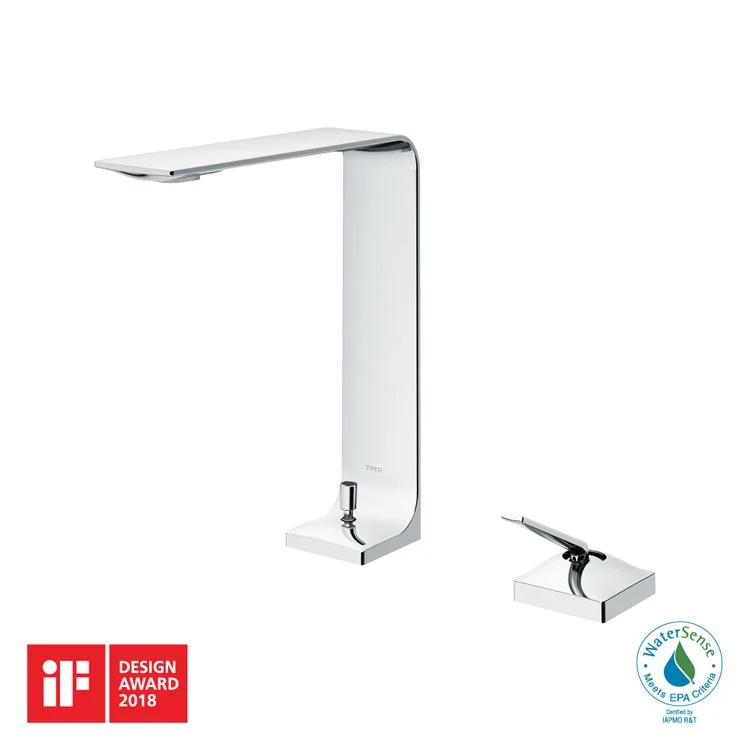 Lavatory Faucet ZL Deck Mount Vessel 1 Lever ADA Polished Chrome 1.2 Gallons per Minute