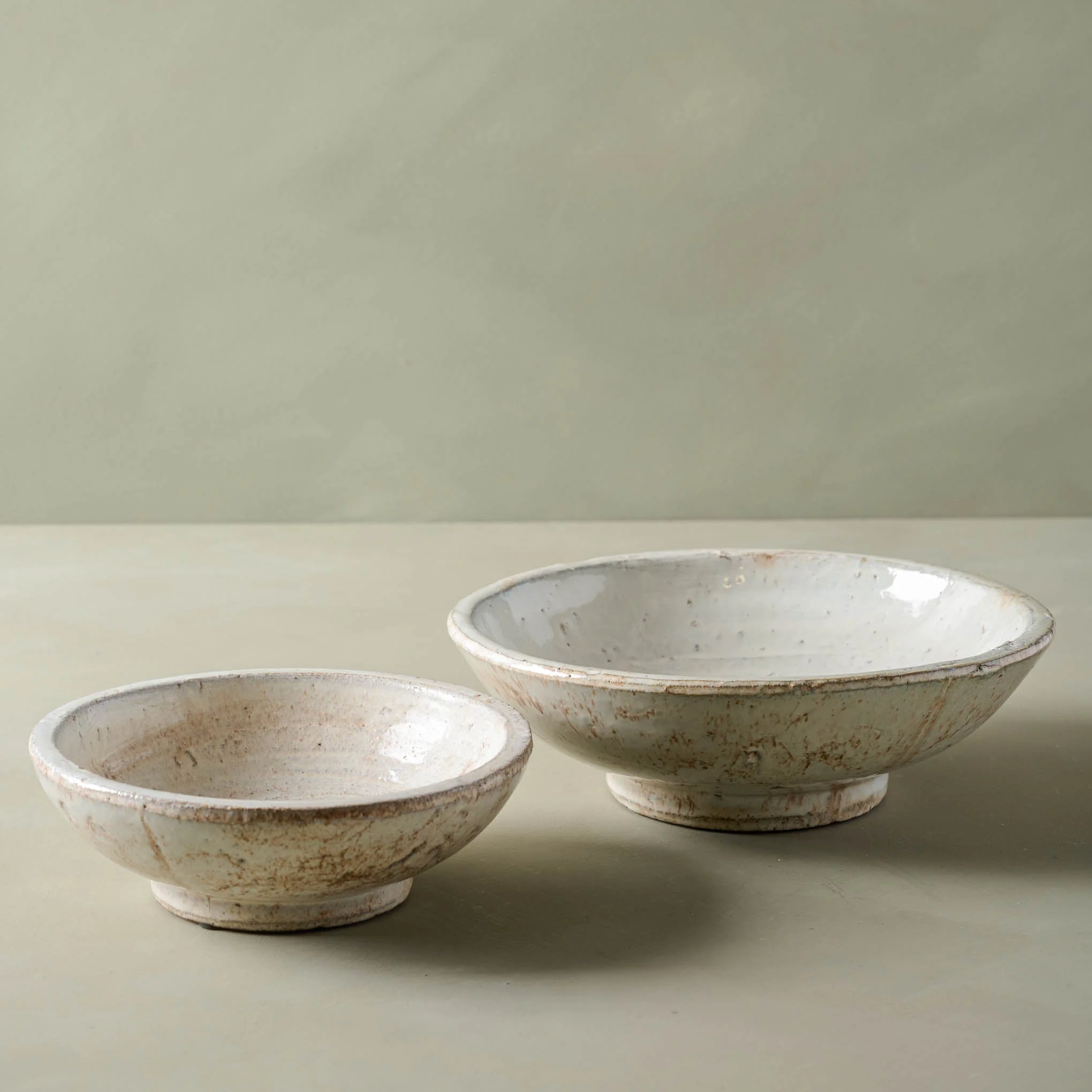 Rustic Cream Accent Bowl