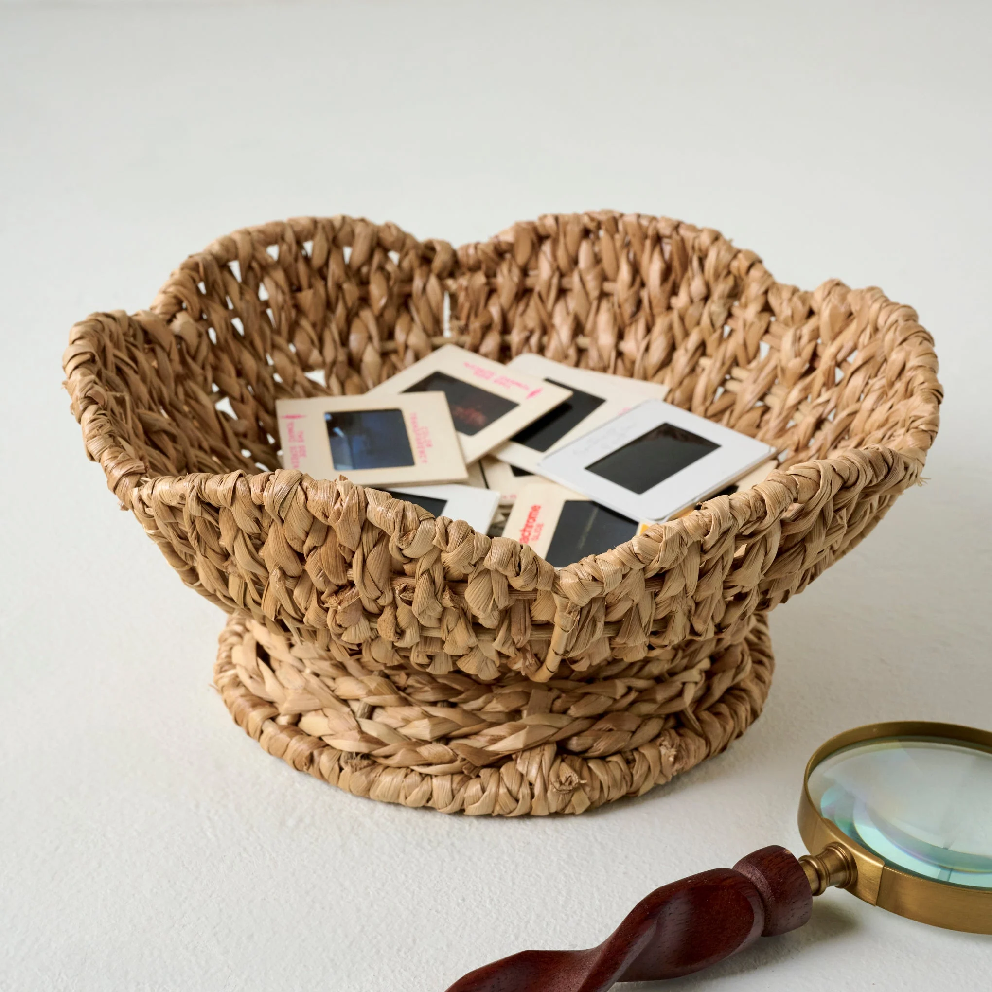 Solene Woven Scalloped Bowl