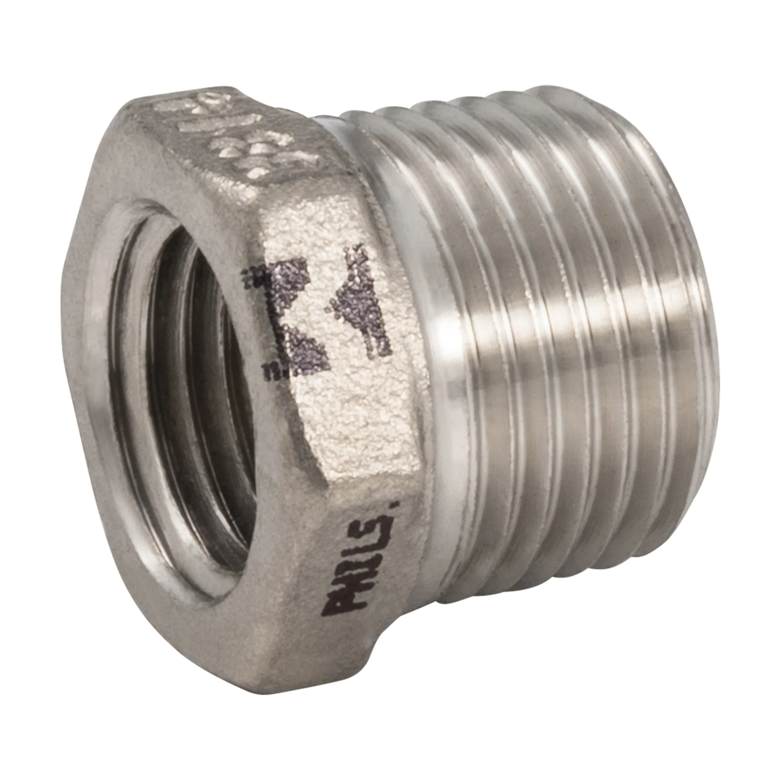 Stainless Steel 304 3/8-in MIP x 1/4-in FIP Hex Bushing