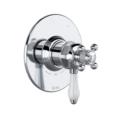 TTD47W1LPAPC 1/2-in Thermostatic and Pressure Balance Trim with 3 Functions with Lever Handle, Polished Chrome