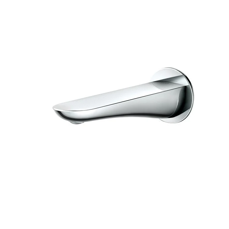 Tub Spout Modern R Laminar Flow Non-Diverter Polished Chrome 7-13/16 Inch Brass