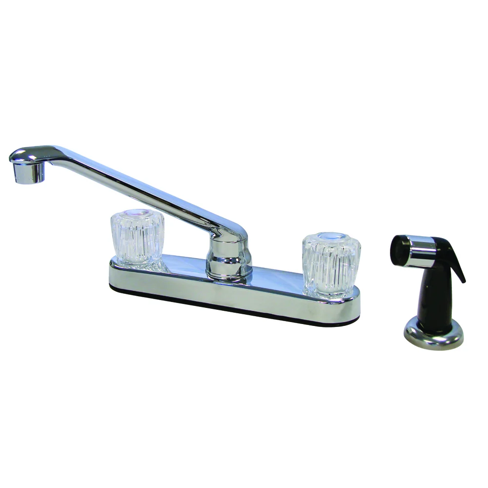 Two Acrylic Handle w/Spray - Chrome (Clamshell)