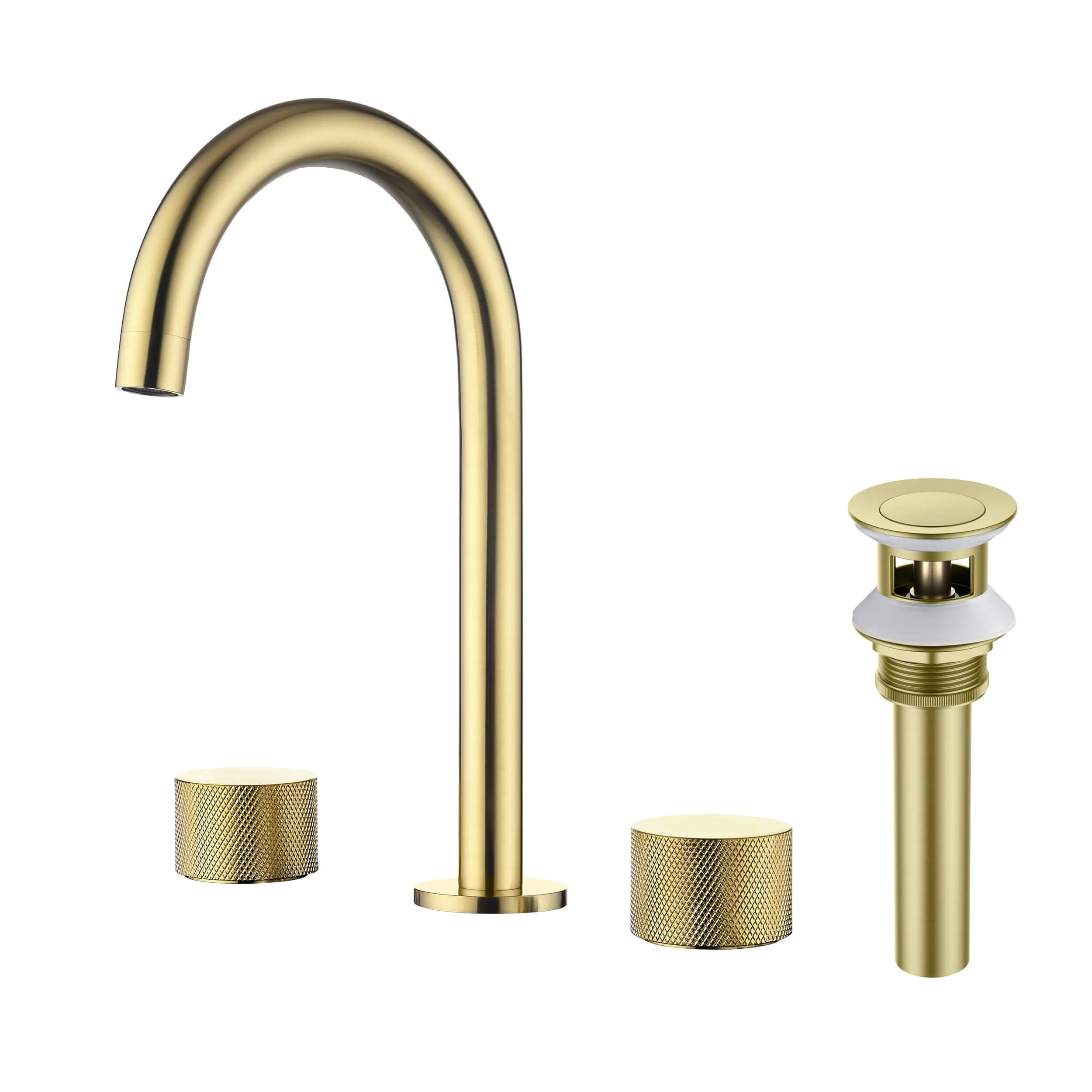 Verona 8" Widespread Bathroom Sink Faucet with Drain Assembly - CBF-1026