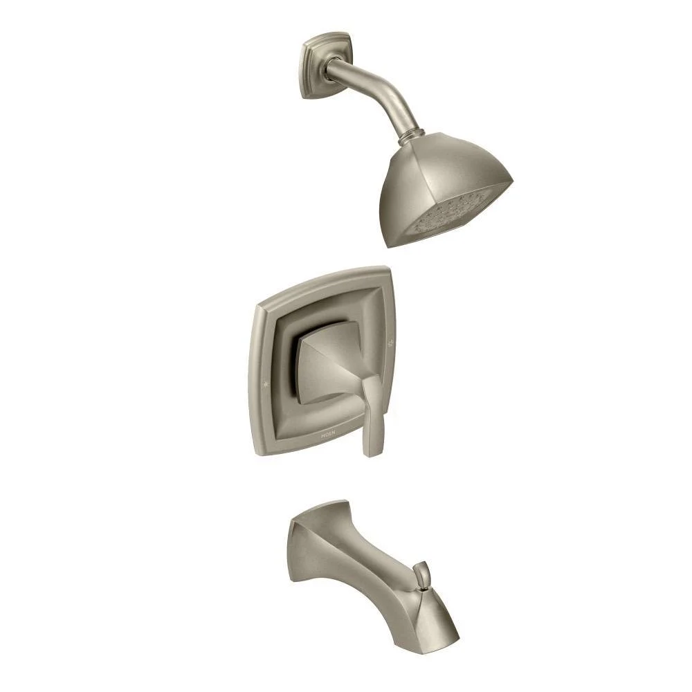 Voss Posi-Temp Tub and Shower Trim - Brushed Nickel T2693BN Moen