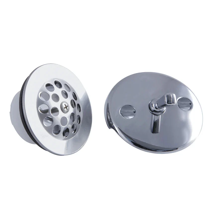 Zinc Alloy Trip Lever Tub Drain Conversion Kit in Polished Chrome